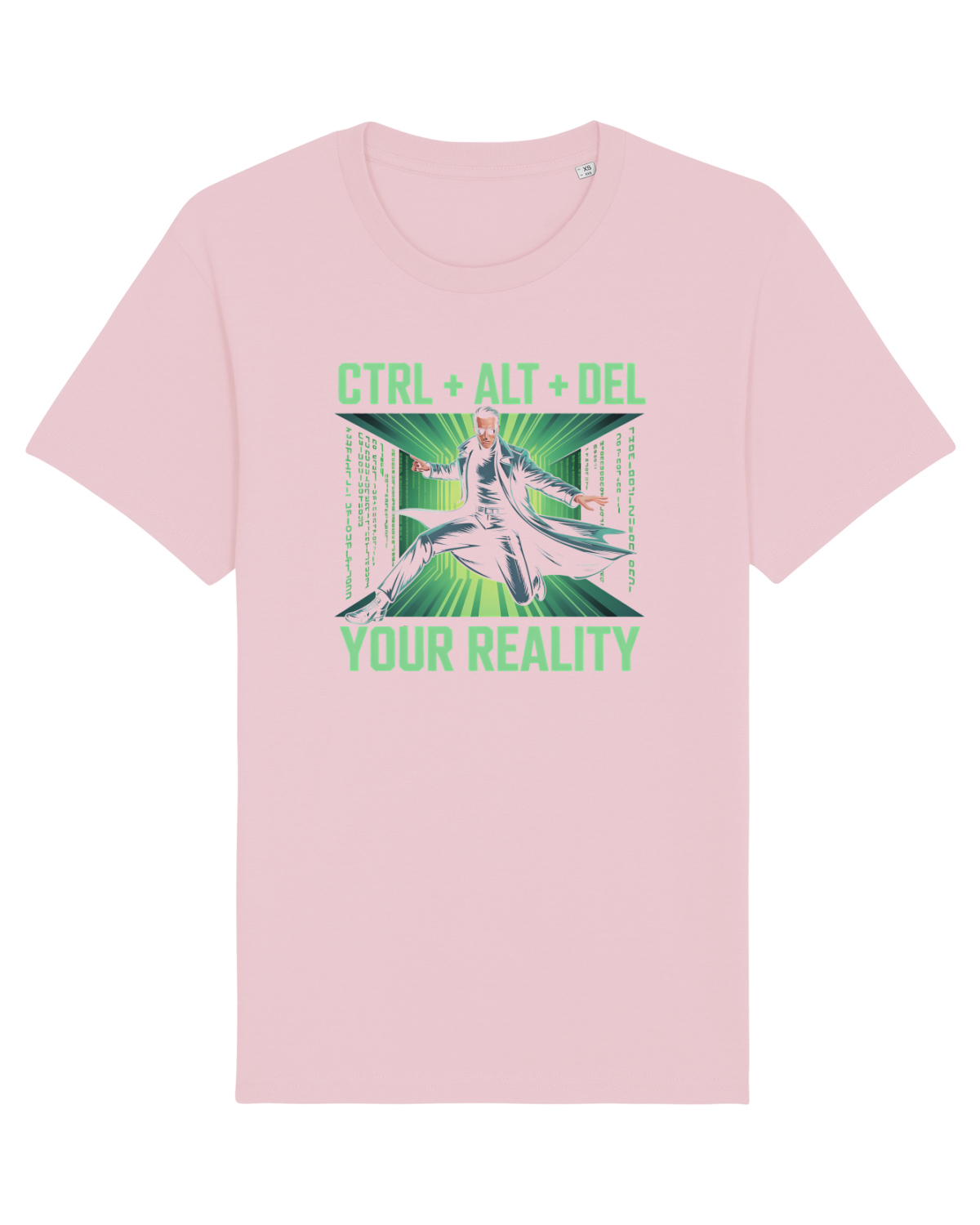 Tricou mânecă scurtă Unisex Rocker Cotton Pink