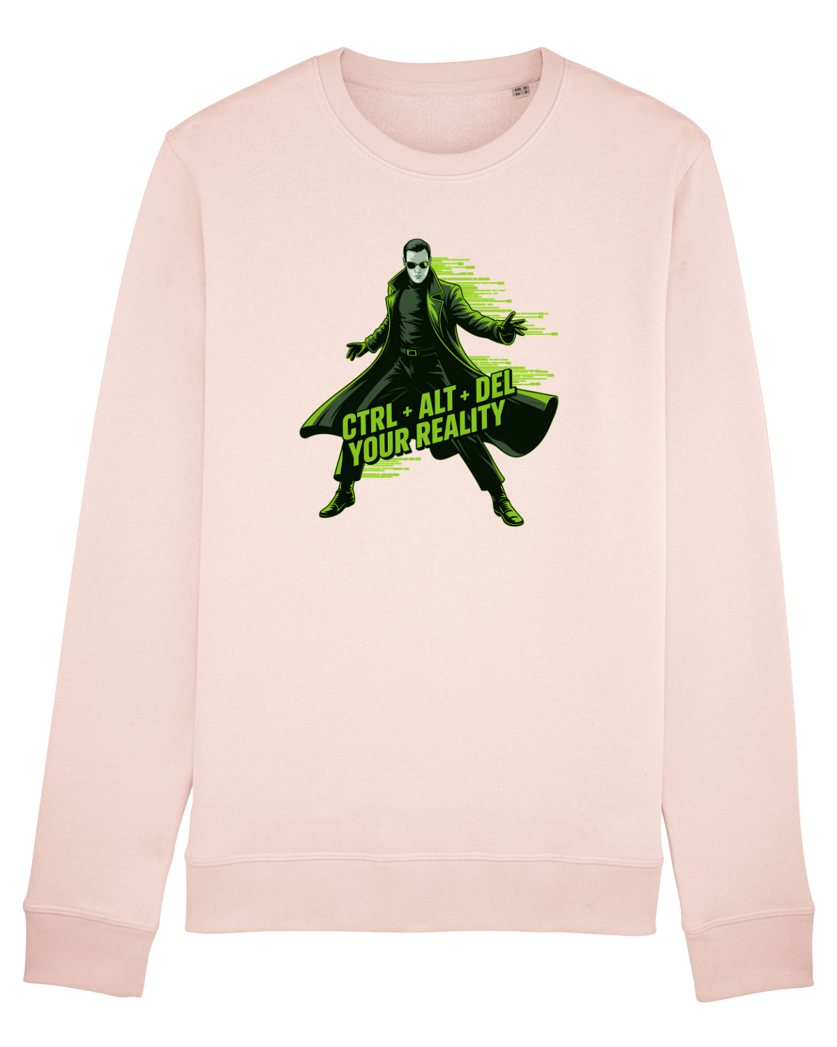 Bluză mânecă lungă Unisex Rise Candy Pink