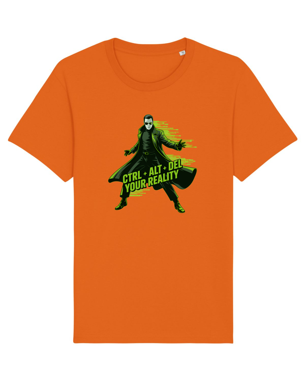 Tricou mânecă scurtă Unisex Rocker Bright Orange