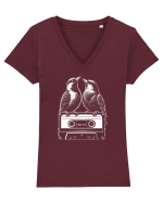 Pe Aceeași Frecvență Tricou mânecă scurtă guler V Damă Evoker