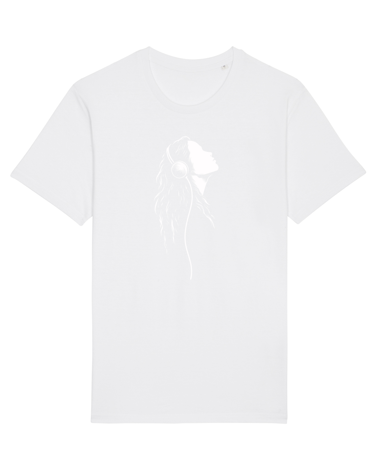 Tricou mânecă scurtă Unisex Rocker White