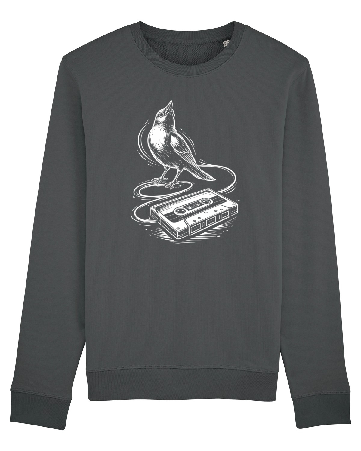 Bluză mânecă lungă Unisex Rise Anthracite