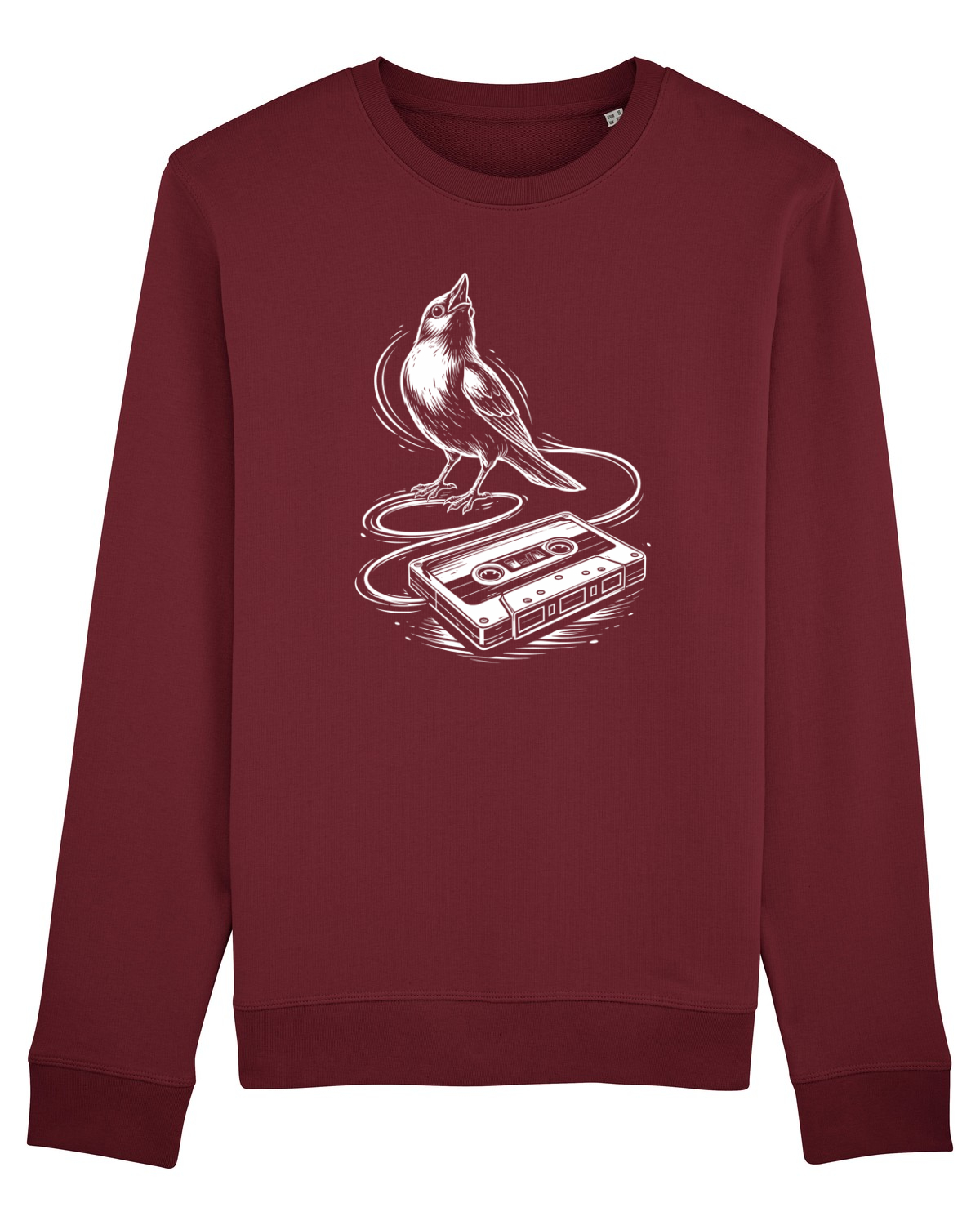 Bluză mânecă lungă Unisex Rise Burgundy