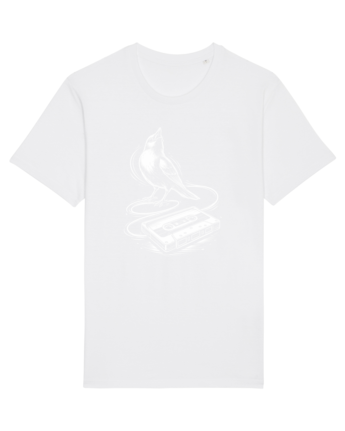 Tricou mânecă scurtă Unisex Rocker White