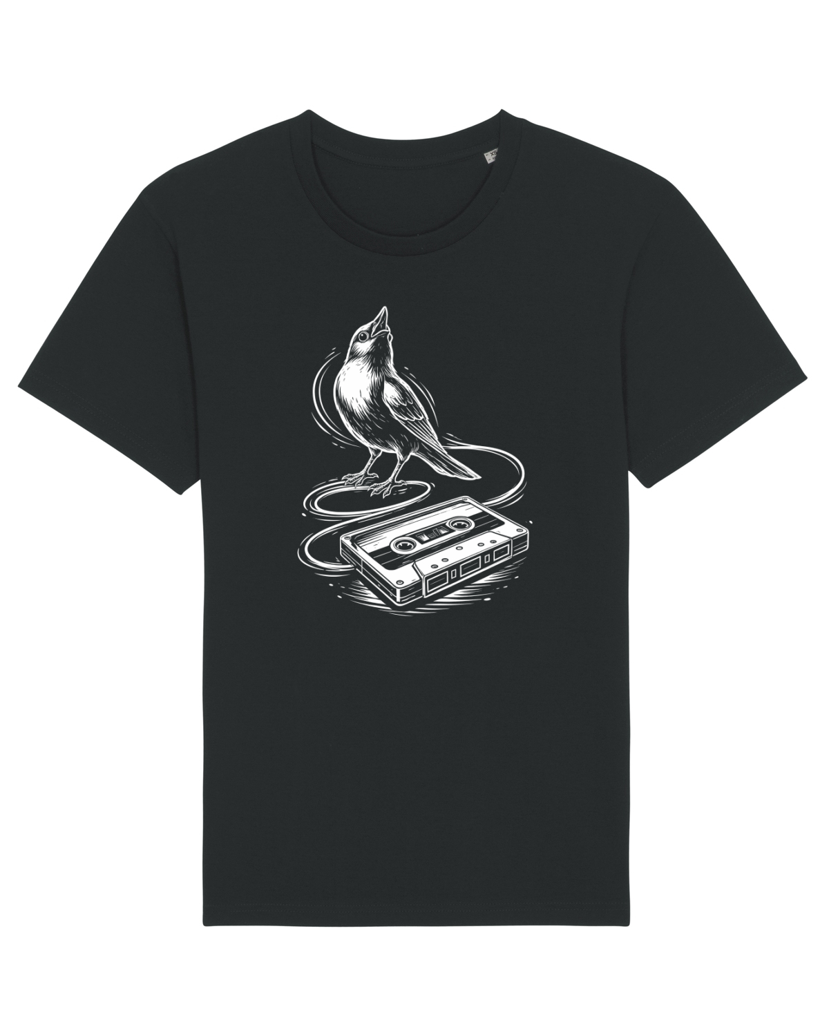 Tricou mânecă scurtă Unisex Rocker Black