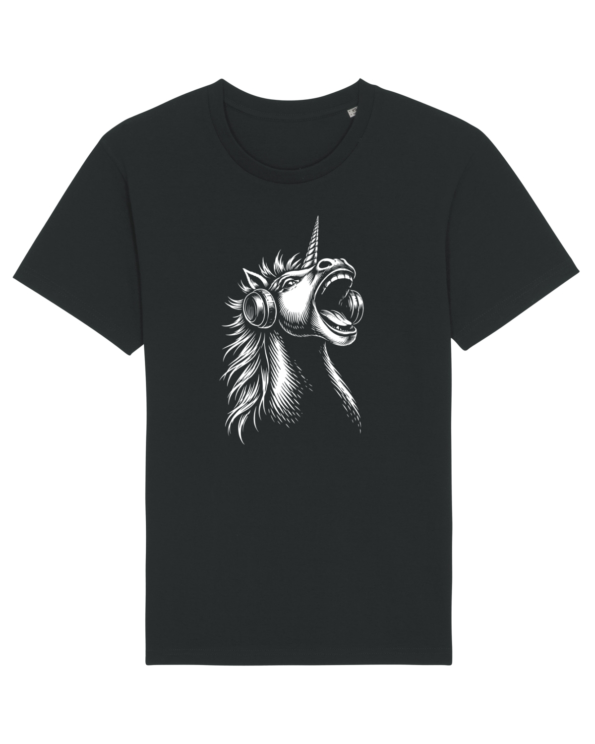 Tricou mânecă scurtă Unisex Rocker Black