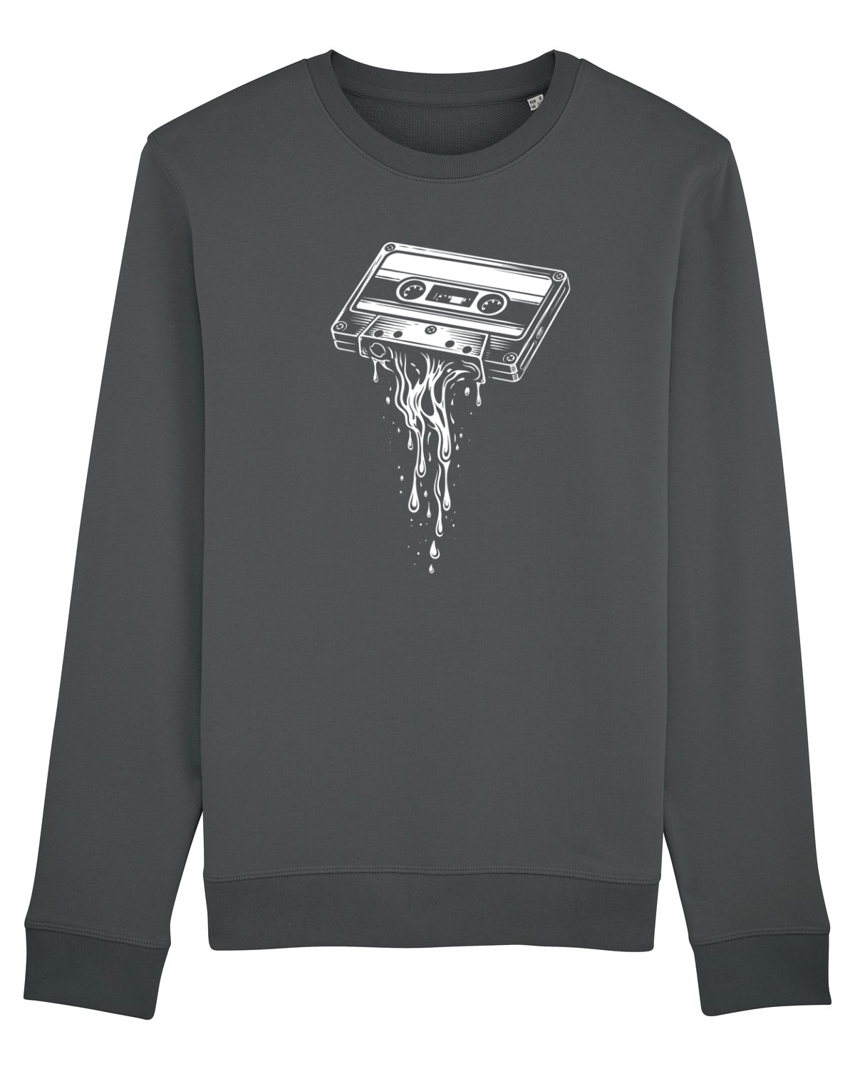Bluză mânecă lungă Unisex Rise Anthracite