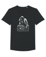 Singur pe Frecvență Tricou mânecă scurtă guler larg Bărbat Skater