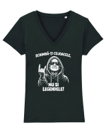 Schimbă-ți Cojoacele, Nu și Legendele Tricou mânecă scurtă guler V Damă Evoker