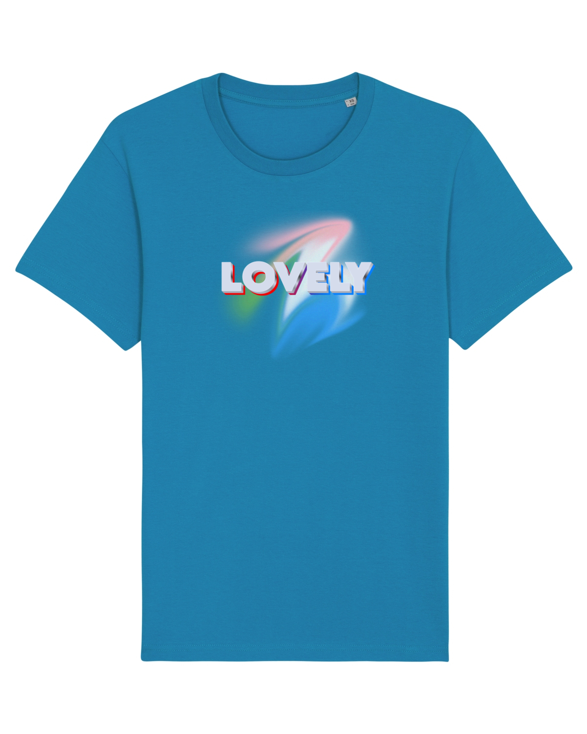 Tricou mânecă scurtă Unisex Rocker Azur
