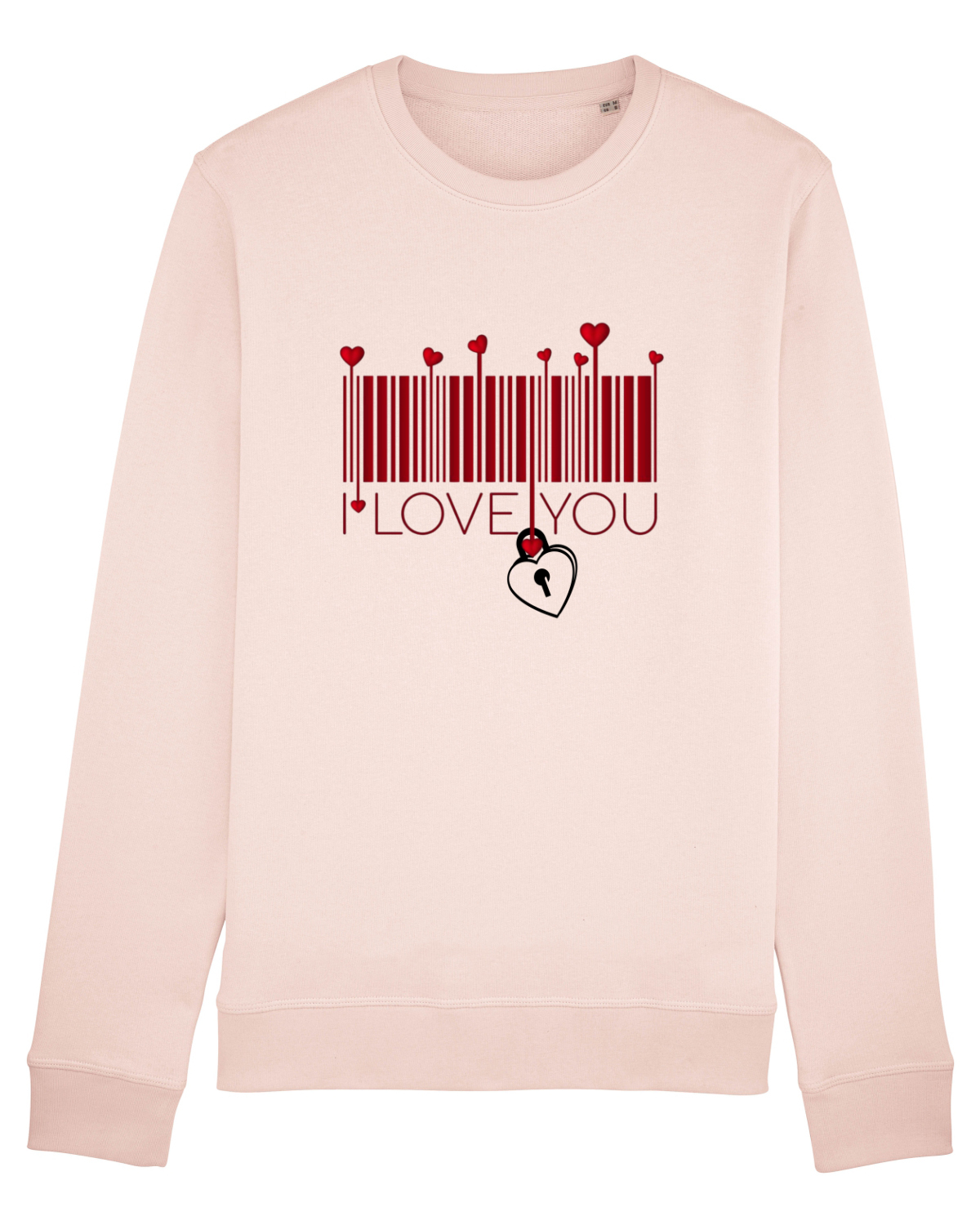Bluză mânecă lungă Unisex Rise Candy Pink