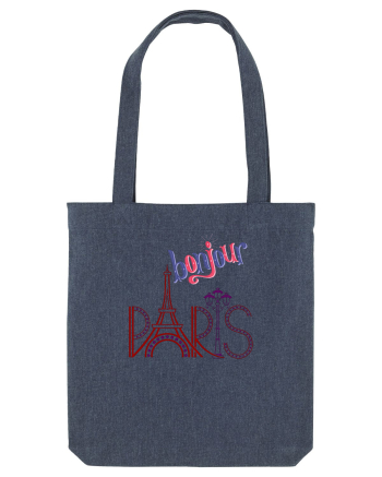 Bonjour Paris  Midnight Blue