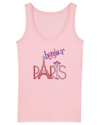 Bonjour Paris  Cotton Pink