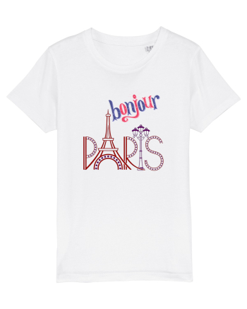 Bonjour Paris  White