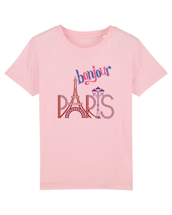 Bonjour Paris  Cotton Pink