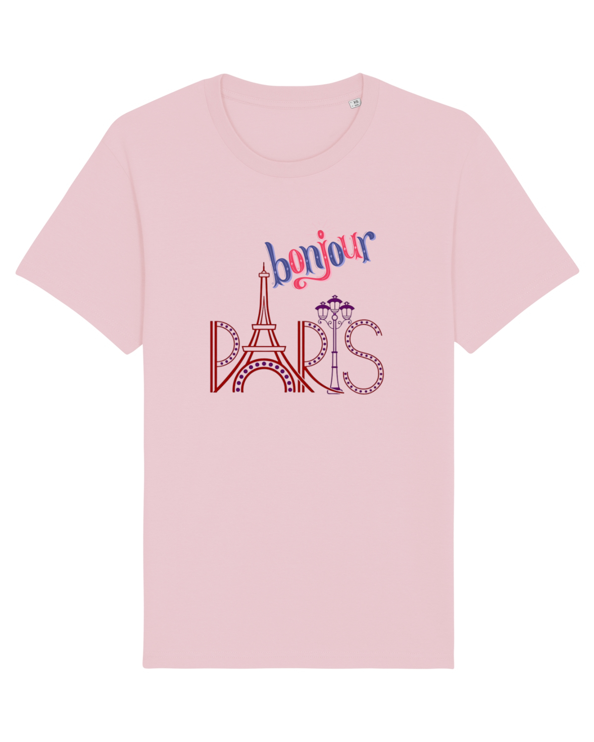 Tricou mânecă scurtă Unisex Rocker Cotton Pink