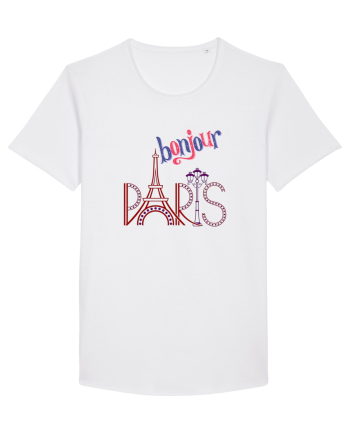 Bonjour Paris  White