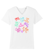 Enjoy life Tricou mânecă scurtă guler V Bărbat Presenter