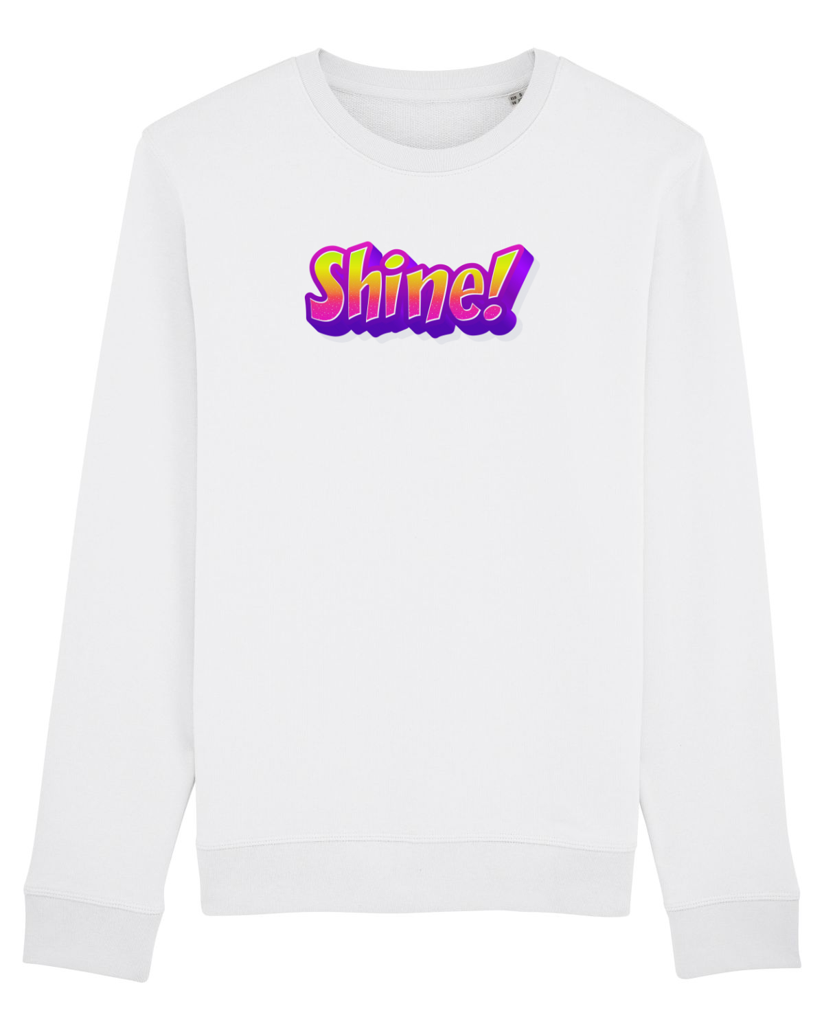 Bluză mânecă lungă Unisex Rise White