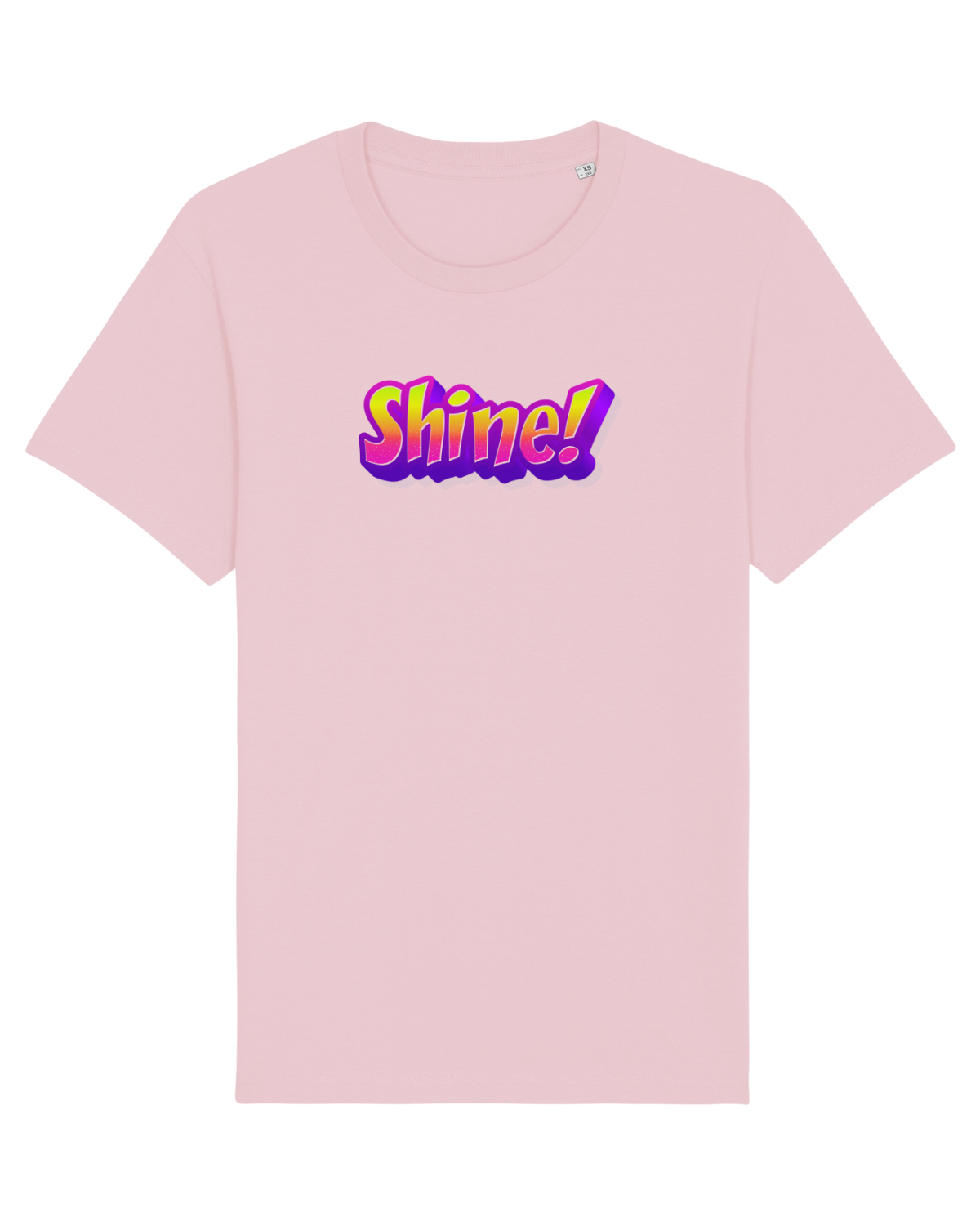 Tricou mânecă scurtă Unisex Rocker Cotton Pink