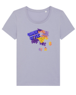 Gamer style  Tricou mânecă scurtă guler larg fitted Damă Expresser