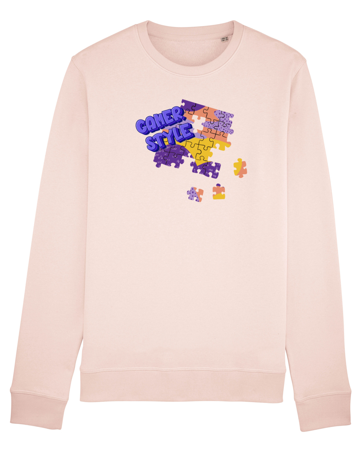 Bluză mânecă lungă Unisex Rise Candy Pink