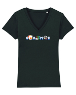 Game Tricou mânecă scurtă guler V Damă Evoker