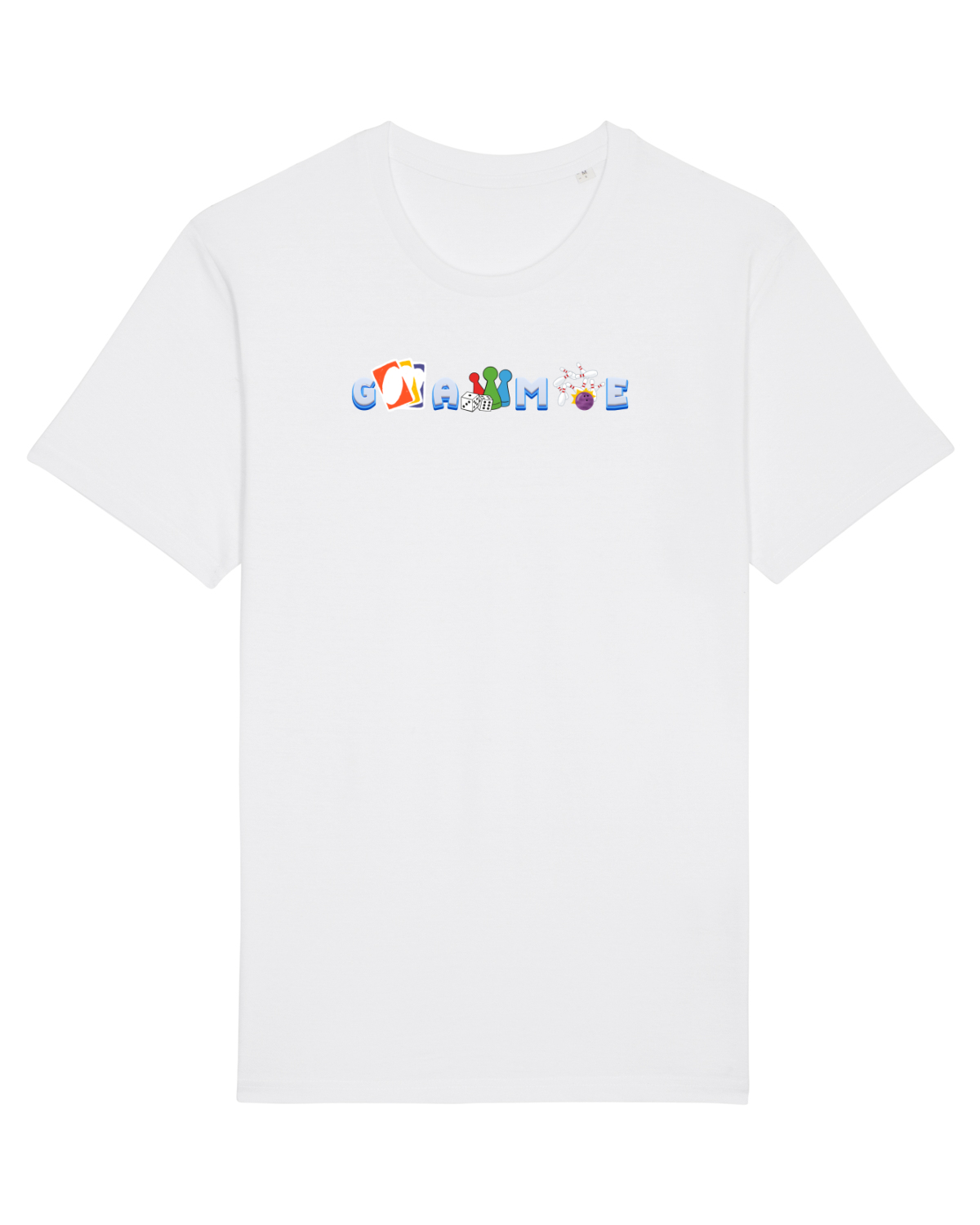 Tricou mânecă scurtă Unisex Rocker White