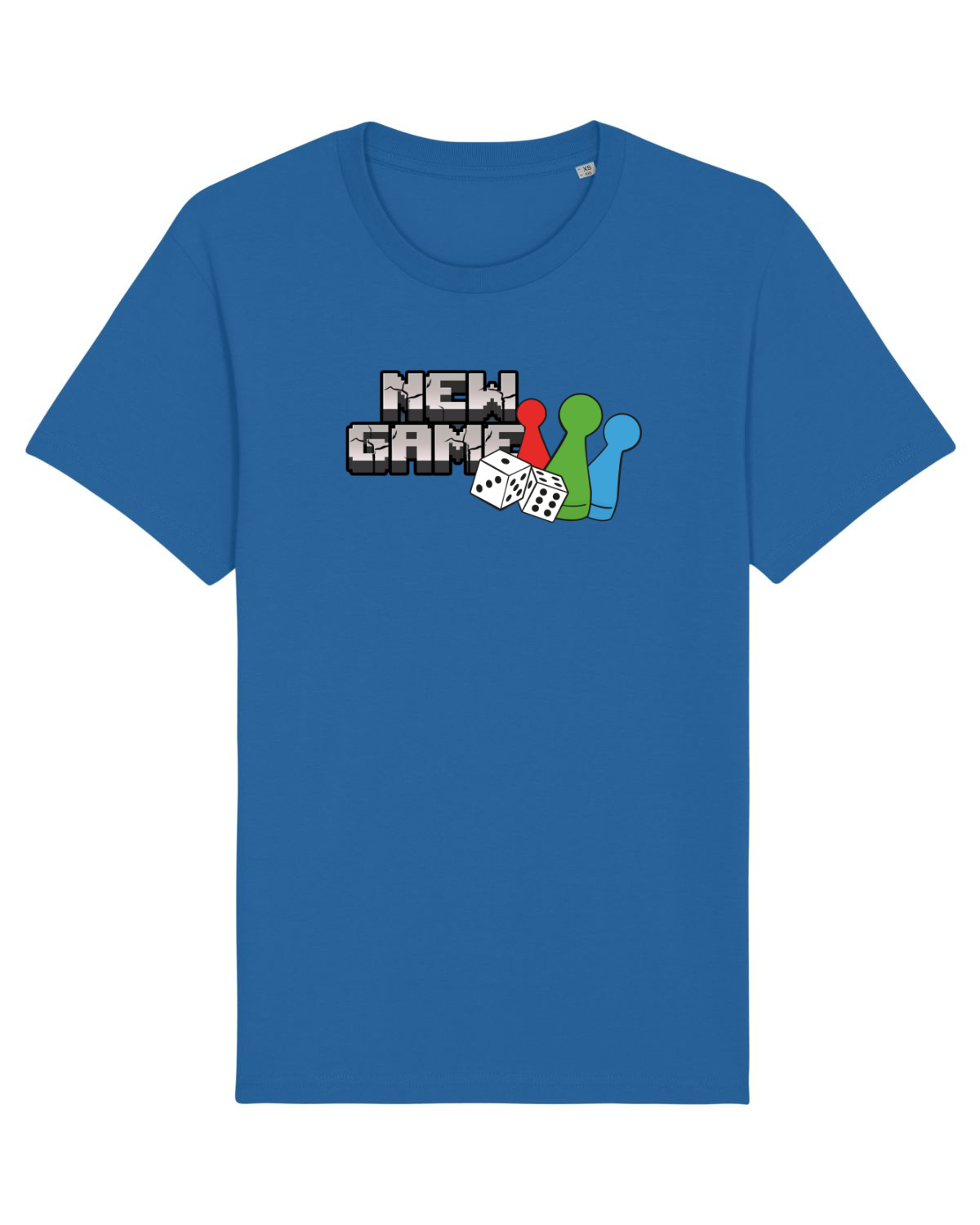 Tricou mânecă scurtă Unisex Rocker Royal Blue
