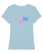 Be kind Tricou mânecă scurtă guler larg fitted Damă Expresser