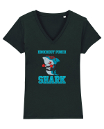Shark  Tricou mânecă scurtă guler V Damă Evoker