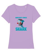 Shark  Tricou mânecă scurtă guler larg fitted Damă Expresser