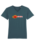 Knockout  Tricou mânecă scurtă guler V Bărbat Presenter