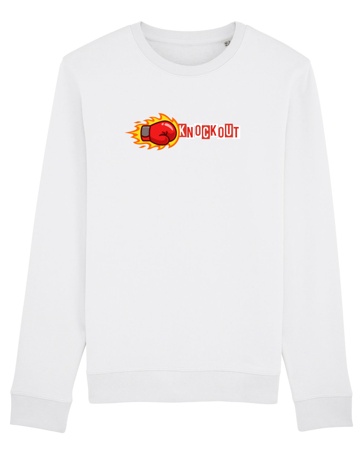 Bluză mânecă lungă Unisex Rise White