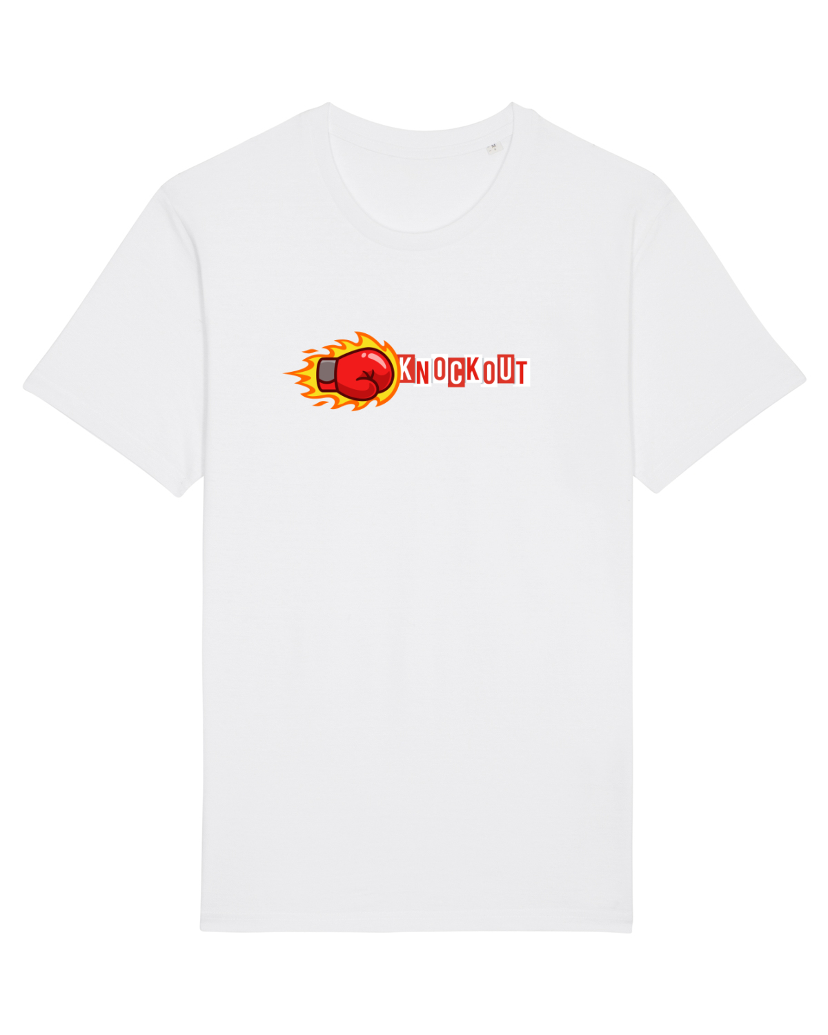 Tricou mânecă scurtă Unisex Rocker White