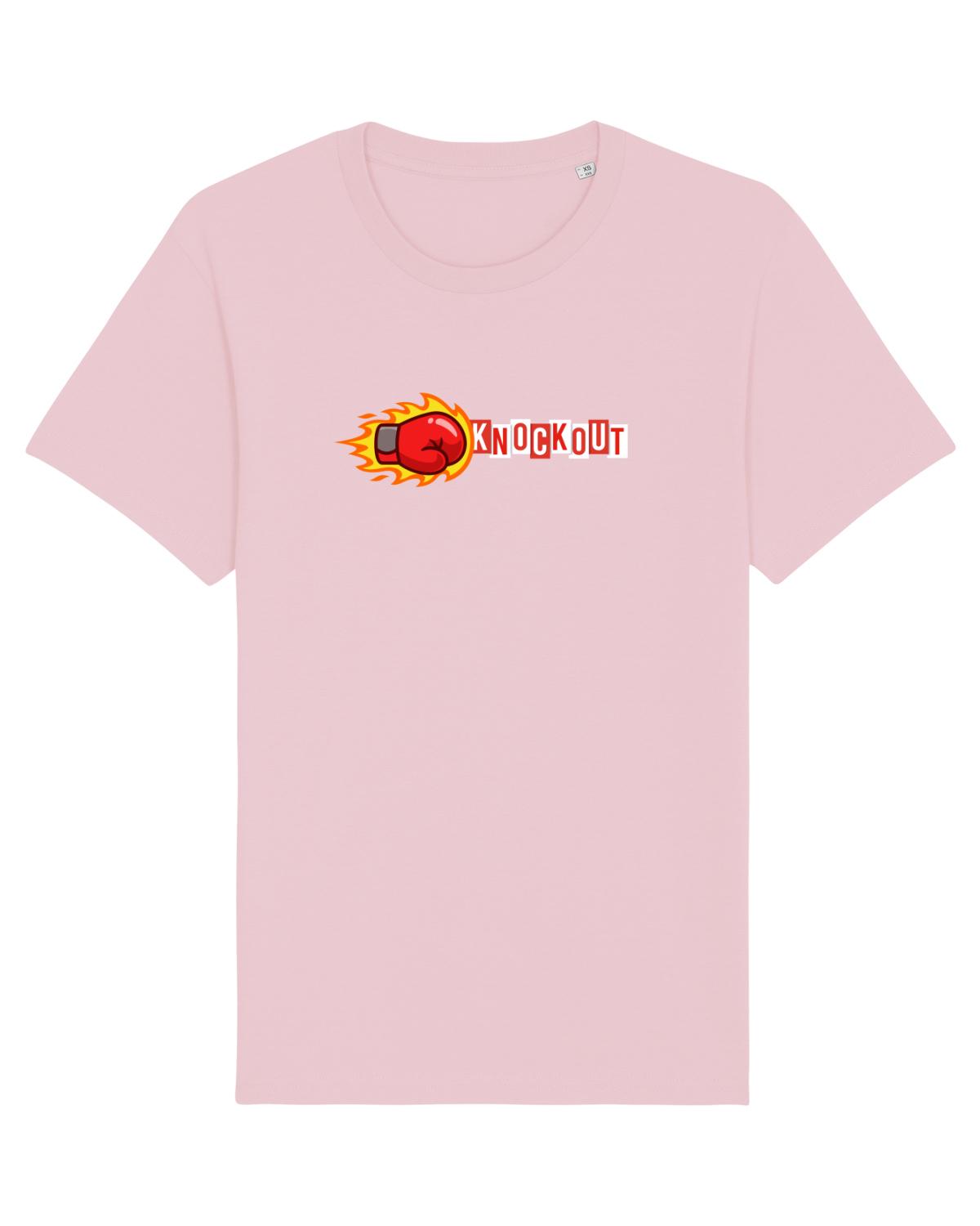 Tricou mânecă scurtă Unisex Rocker Cotton Pink