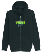 Virus Hanorac cu fermoar Unisex Connector