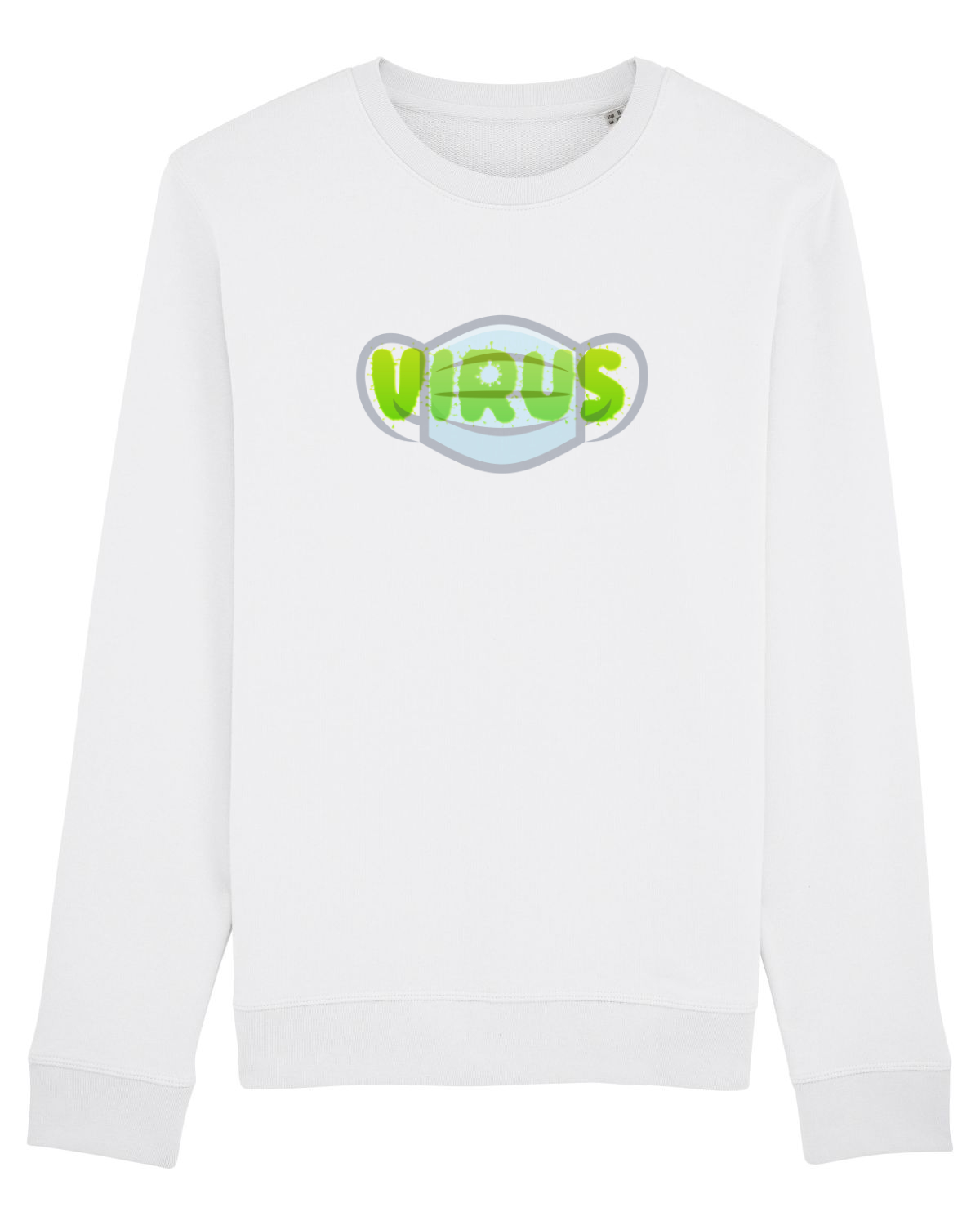 Bluză mânecă lungă Unisex Rise White
