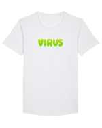 Virus Tricou mânecă scurtă guler larg Bărbat Skater