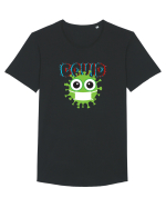 Covid Tricou mânecă scurtă guler larg Bărbat Skater