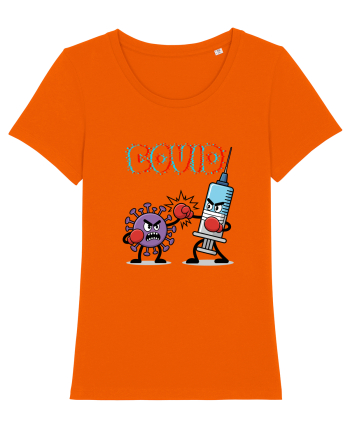 Covid  Bright Orange