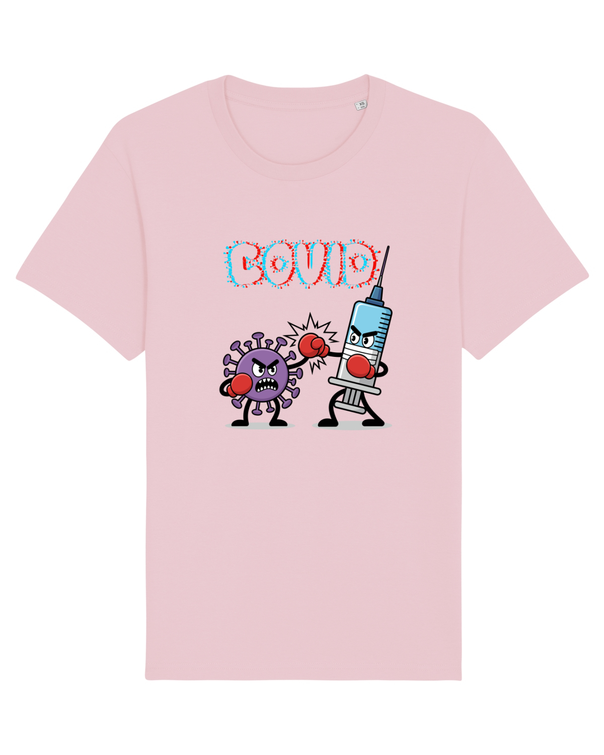 Tricou mânecă scurtă Unisex Rocker Cotton Pink