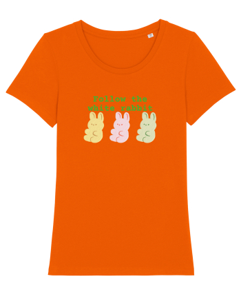 Follow the white rabbit Bright Orange