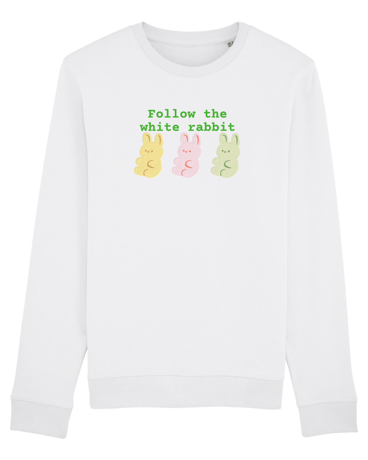 Bluză mânecă lungă Unisex Rise White