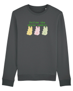 Follow the white rabbit Bluză mânecă lungă Unisex Rise