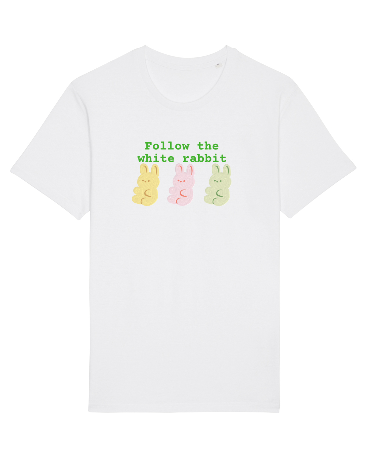 Tricou mânecă scurtă Unisex Rocker White