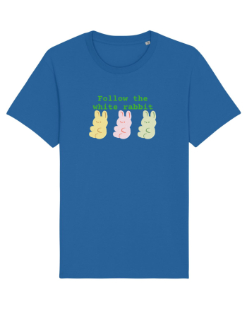 Follow the white rabbit Royal Blue