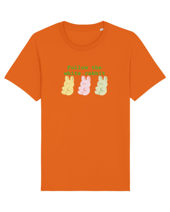 Follow the white rabbit Bright Orange