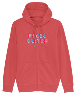Pixel glitch  Hanorac cu fermoar Unisex Connector