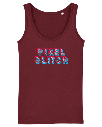 Pixel glitch  Burgundy